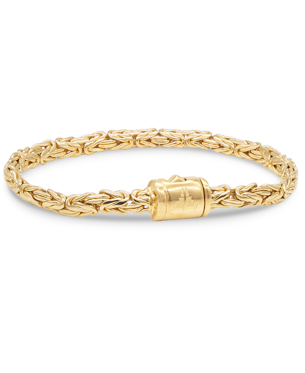 DEVATA Bali Borobudur Chain Bracelet Gold Plated Sterling Silver
