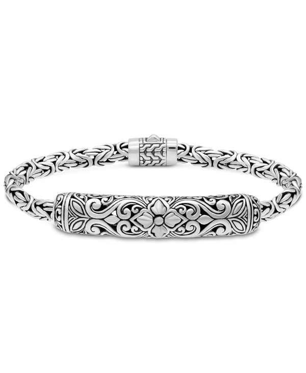 DEVATA Bali Borobudur Chain Sterling Silver Bracelet