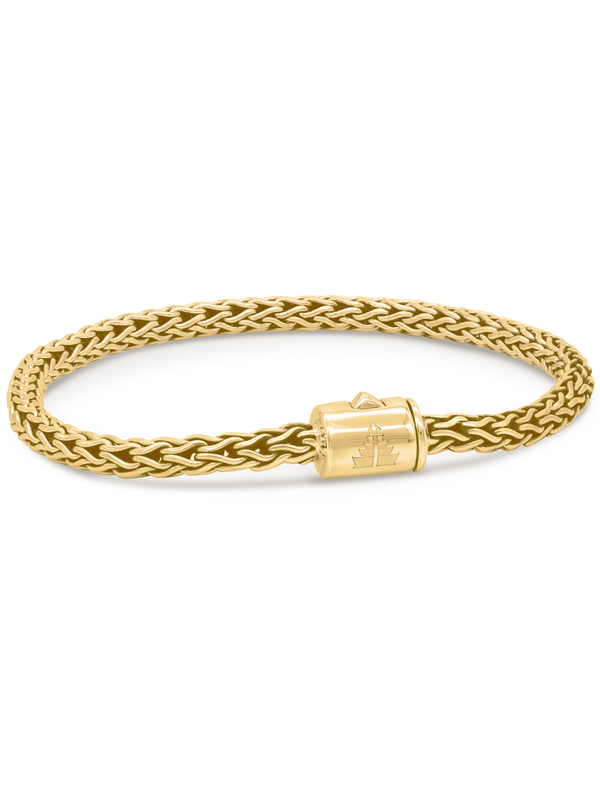 Dragon Bone Chain Bracelet 4mm Round