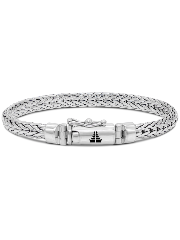 DEVATA Bali Dragon Bone Chain Bracelet Sterling Silver