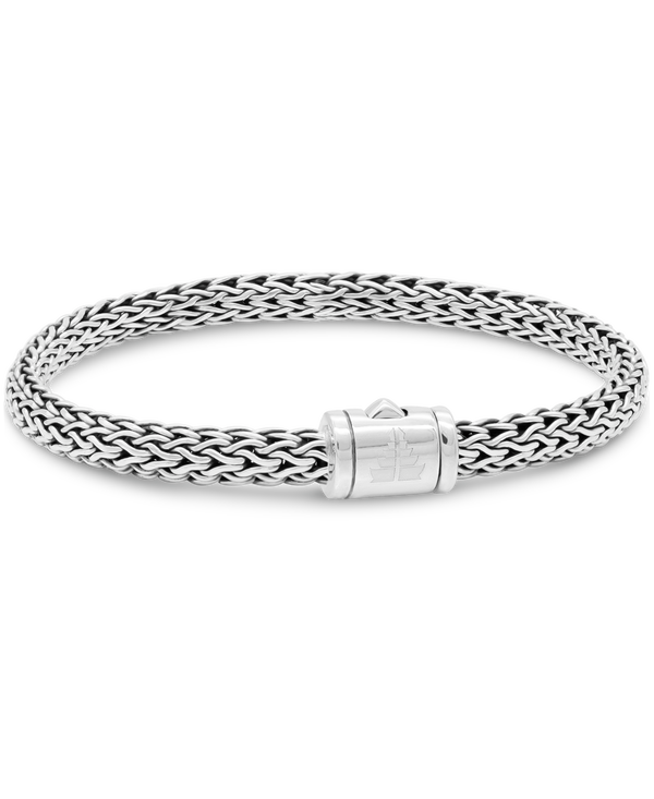 DEVATA Bali Dragon Bone Chain Bracelet Sterling Silver