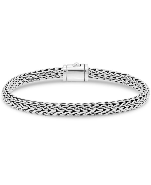 DEVATA Bali Dragon Bone Chain Bracelet Sterling Silver