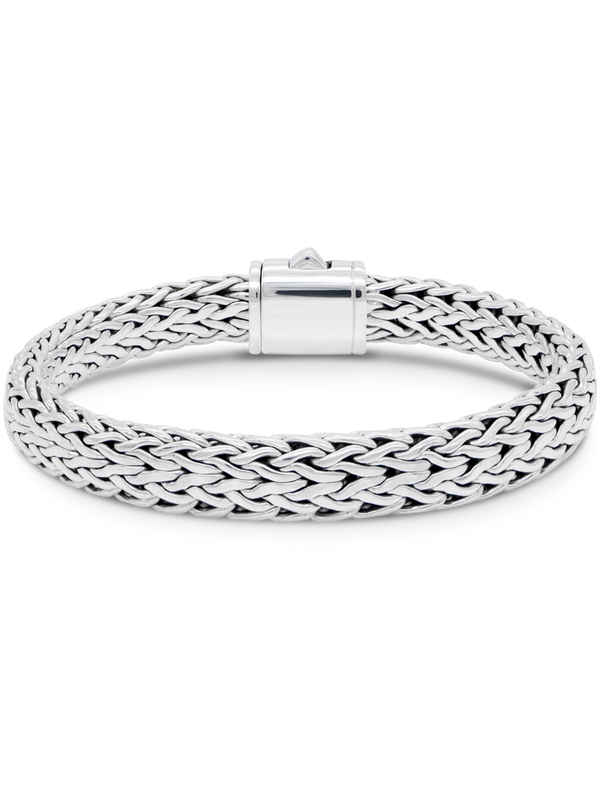 DEVATA Bali Dragon Bone Chain Bracelet Sterling Silver