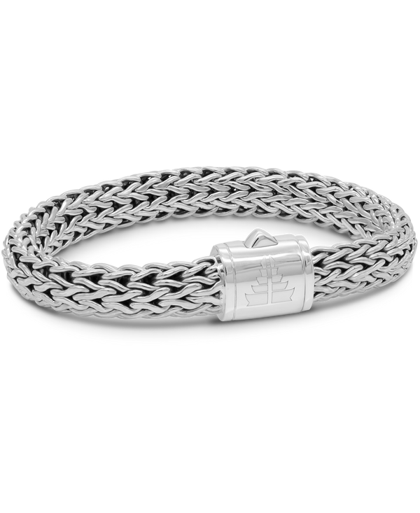 DEVATA Bali Dragon Bone Chain Bracelet Sterling Silver