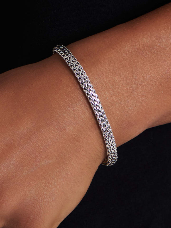 Dragon Bone Chain Bracelet 6mm Oval