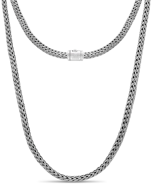 DEVATA Bali Dragon Bone Chain Necklace Sterling Silver