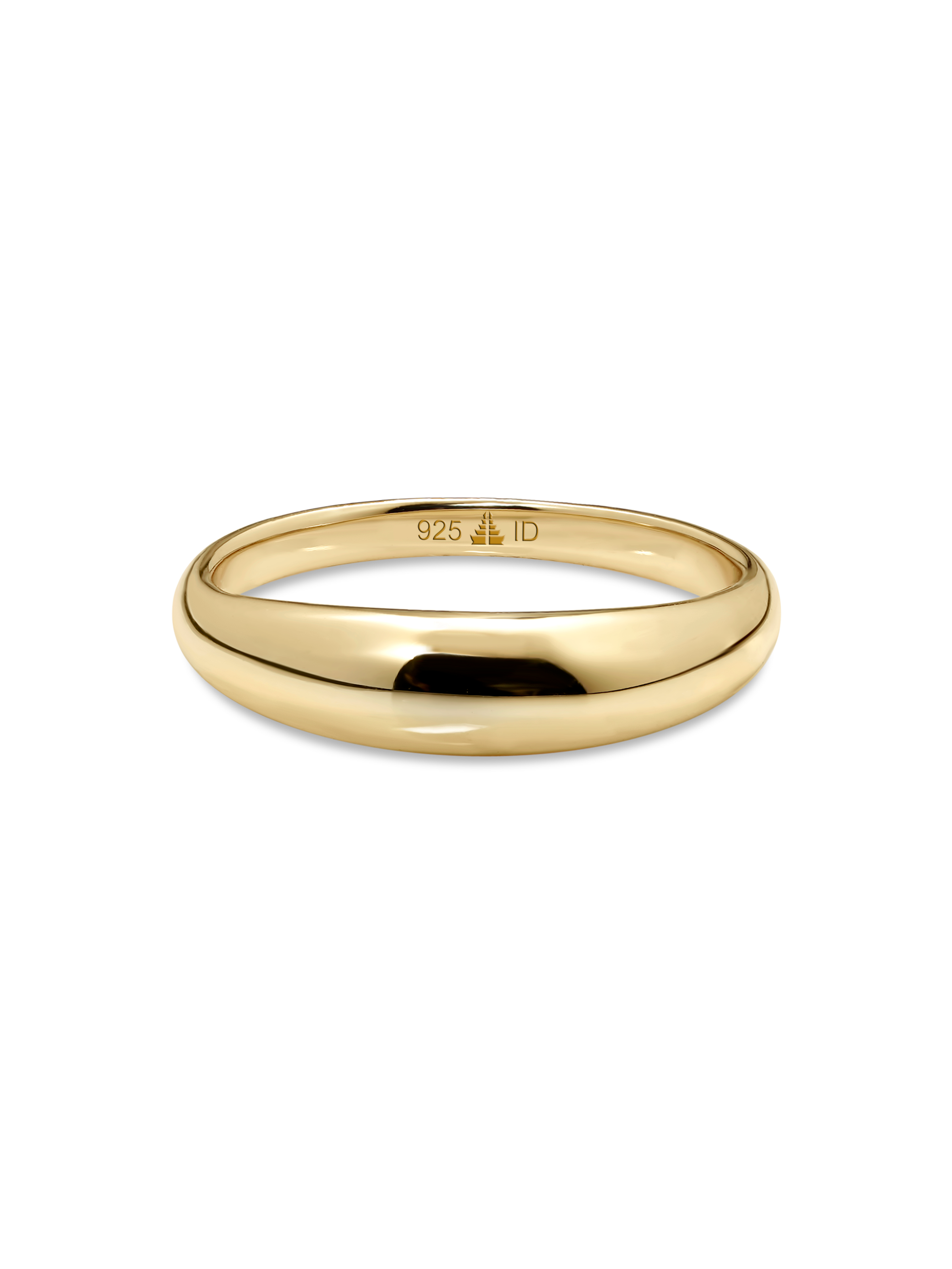 Sterling Silver Dome Ring – DEVATA