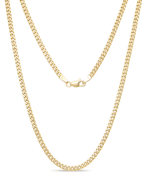 DEVATA Cuban Chain Necklace 14K Gold