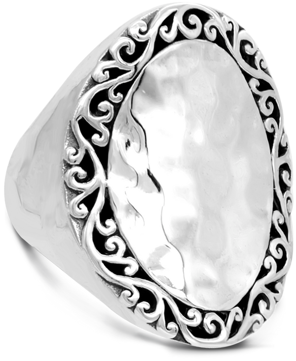 DEVATA Bali Sterling Silver Dome Ring