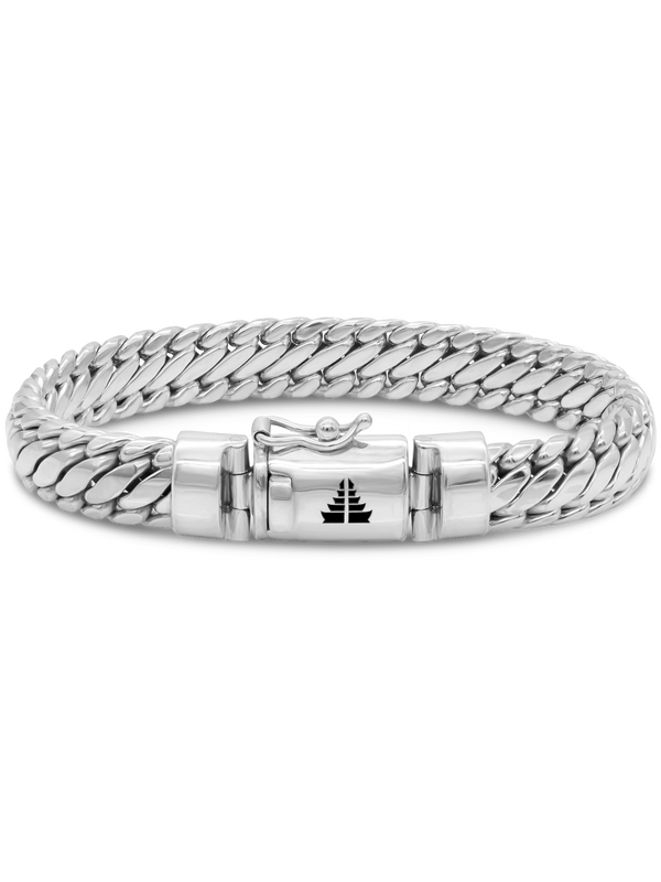 DEVATA Bali Snake Chain Bracelet Sterling Silver