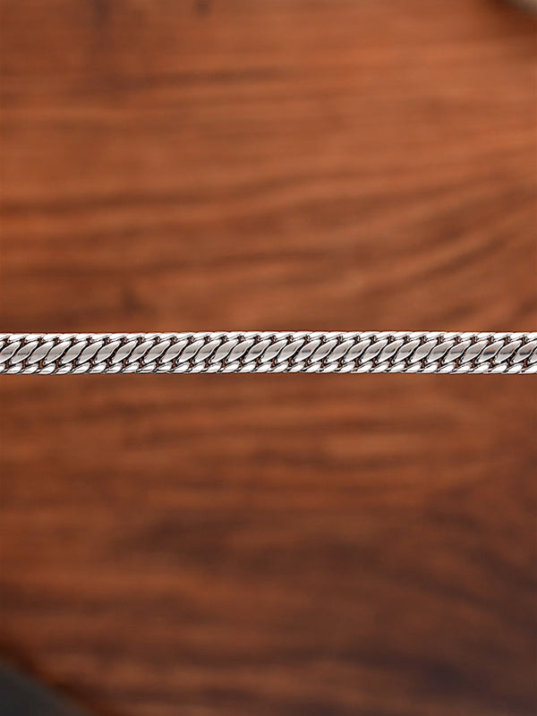 DEVATA Bali Snake Chain Bracelet Sterling Silver