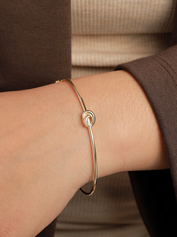 Love Knot Bangle Bracelet
