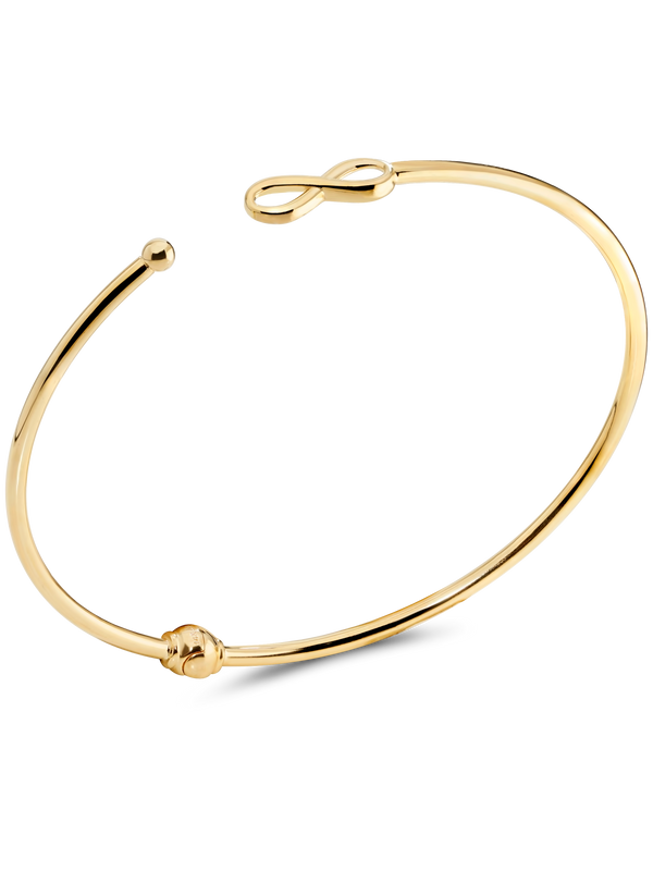 Infinity Bangle Bracelet