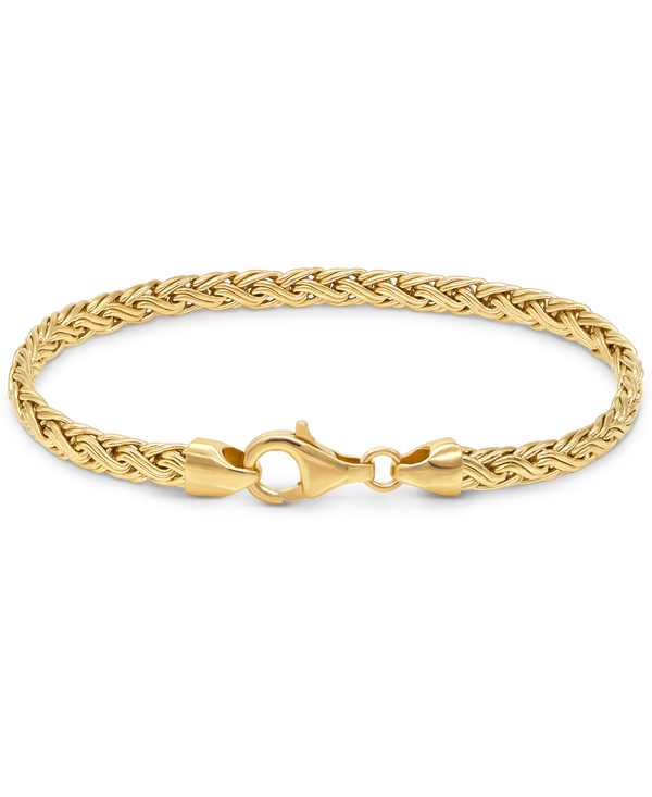 DEVATA Bali Paddy Chain Bracelet Gold Plated Sterling Silver