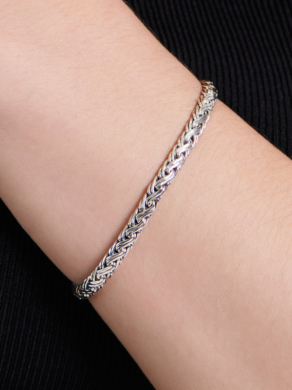 DEVATA Bali Paddy Chain Bracelet Sterling Silver