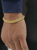 DEVATA Bali Paddy Chain Bracelet Gold Plated Sterling Silver