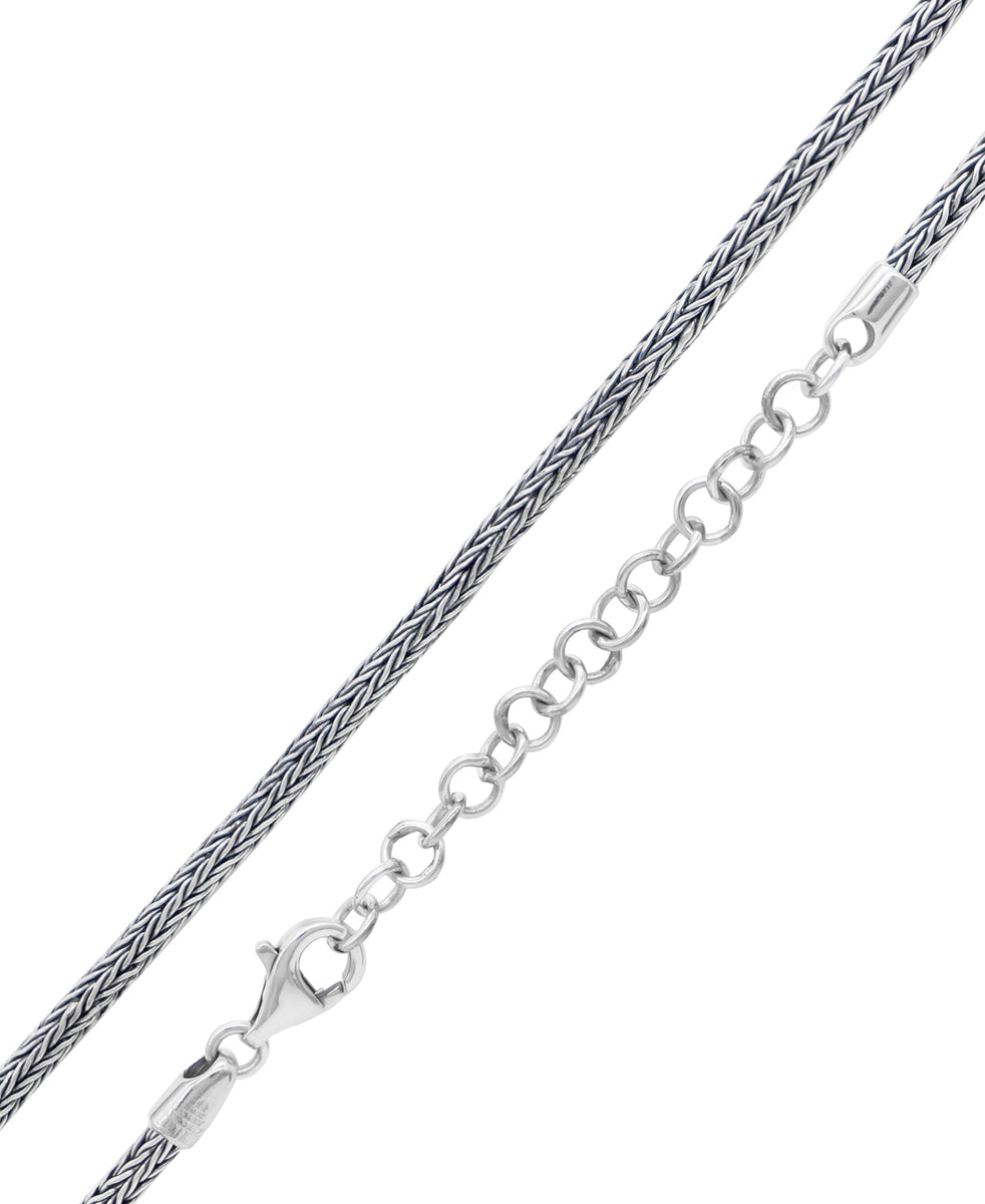 KIKICHIC | NYC | Simple Padlock Chain Necklace in Stainless Steel Gold Plated Silver Silver