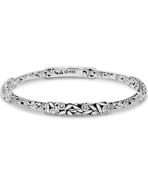 DEVATA Bali Sterling Silver Bangle Bracelet
