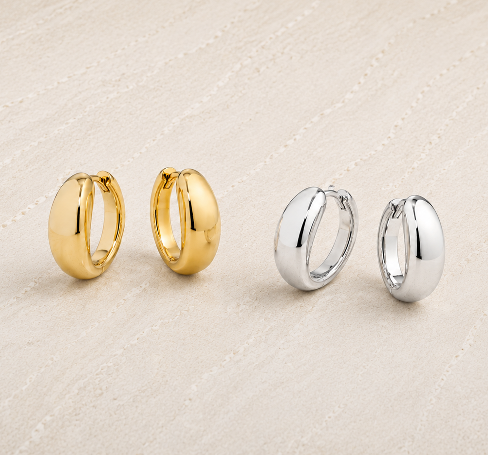Gold And Silver Hoop Earrings: Choosing Between The Two