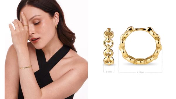 Get Yourself Low-Maintenance Silver Hoop Earrings