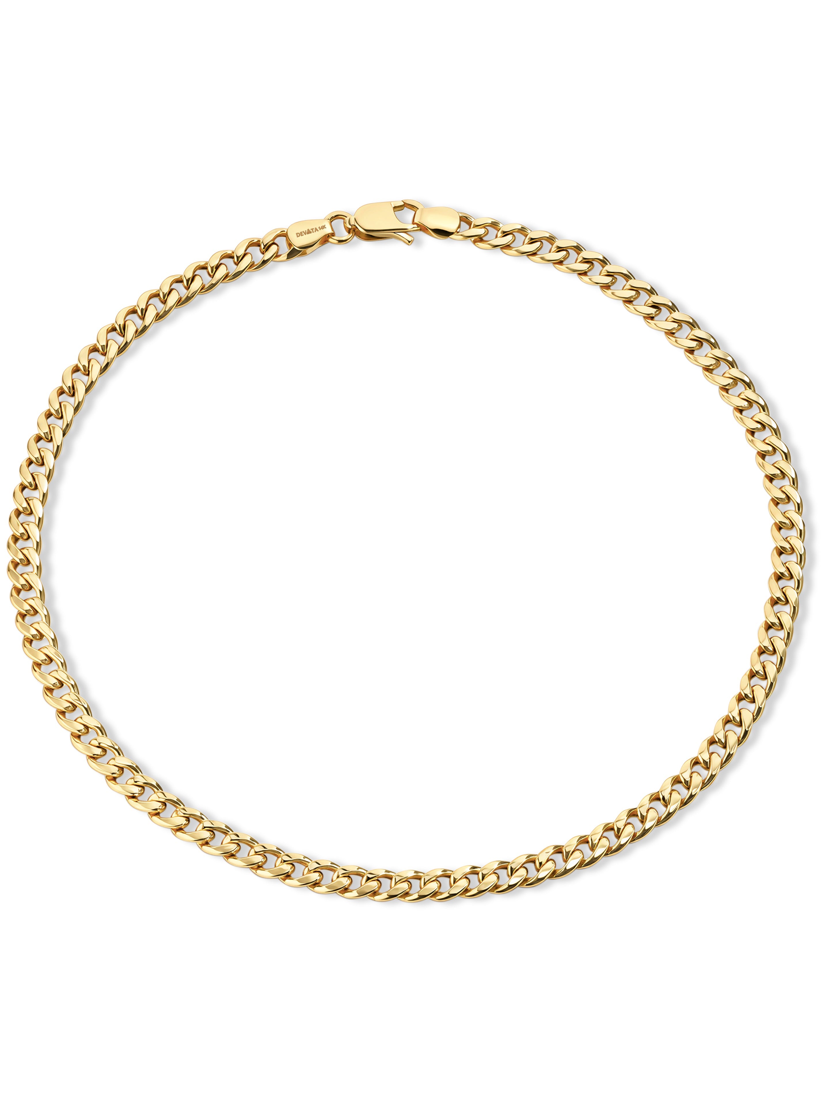 14K Gold Chain Bracelets