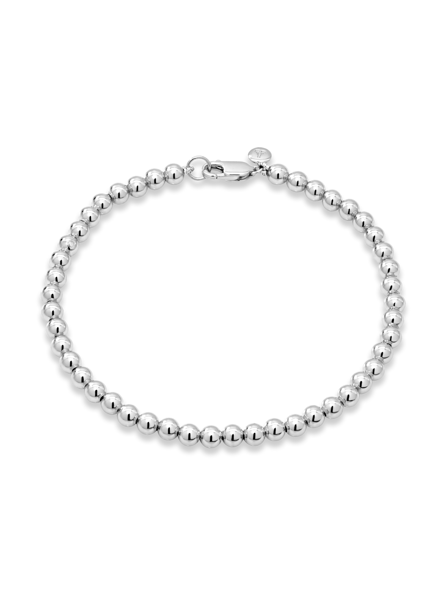 4mm Beaded Ball Bracelet