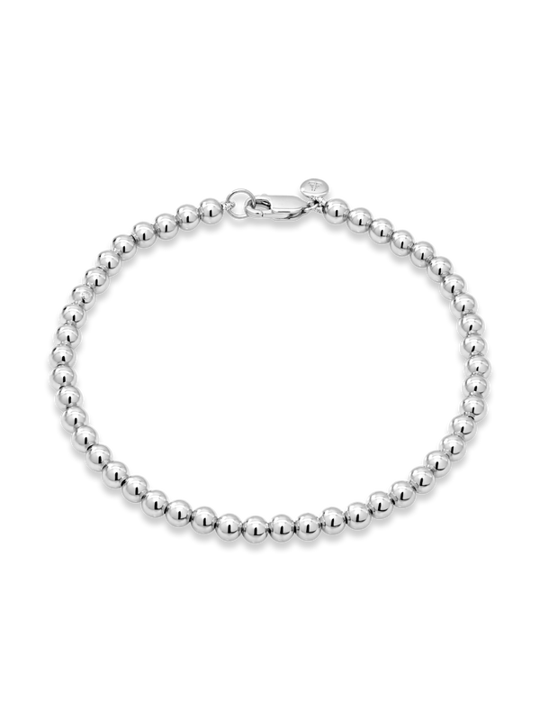 4mm Beaded Ball Bracelet
