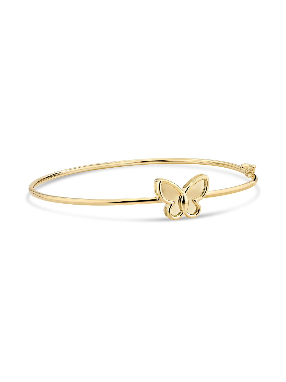 Devata Butterfly Bangle Bracelet in 14K Gold