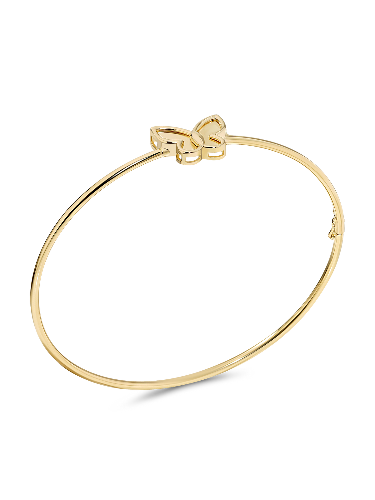 Devata Butterfly Bangle Bracelet in 14K Gold