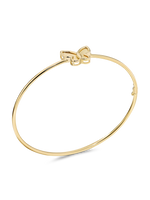 Devata Butterfly Bangle Bracelet in 14K Gold