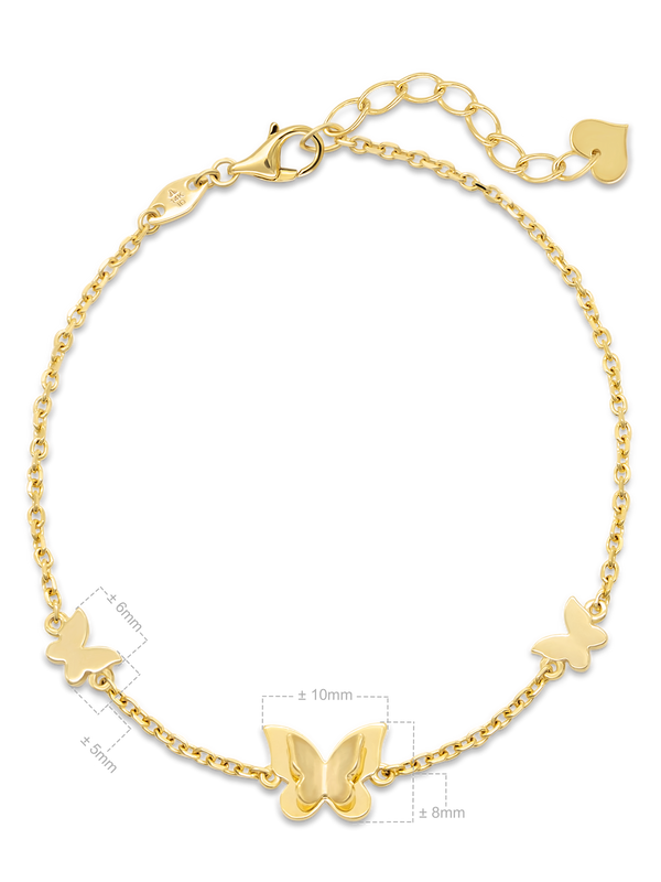 Butterfly Chain Bracelet - Main Image