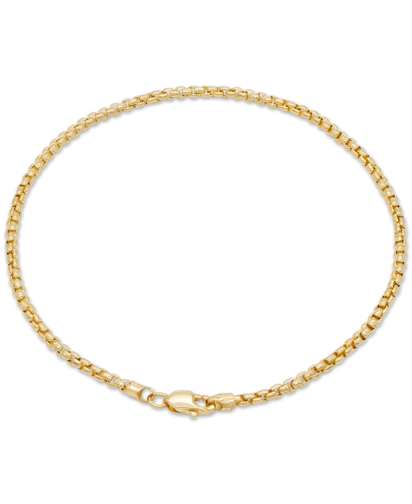 Box chain 2025 14k gold