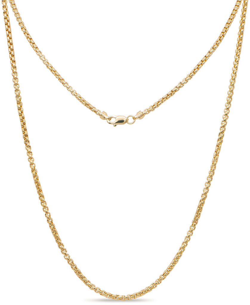 Buy Gold Box Chain, Gold Box Necklace, Gold Necklace, Gold Filled Necklace, Gold  Chain Necklace, Box Chain Necklace, Simple Gold Necklace Online in India -  Etsy