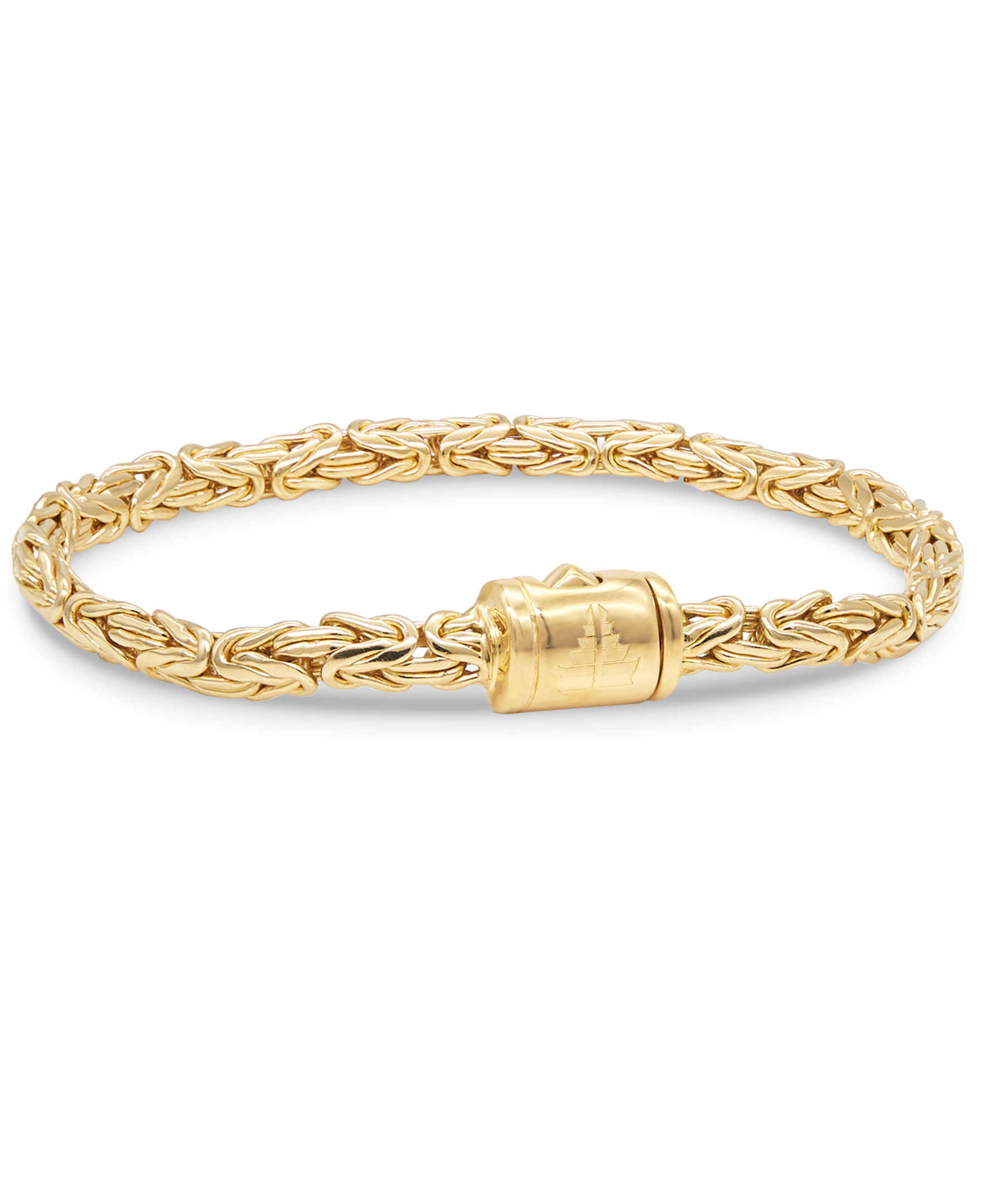 DEVATA Bali Borobudur Chain Bracelet Gold Plated Sterling Silver