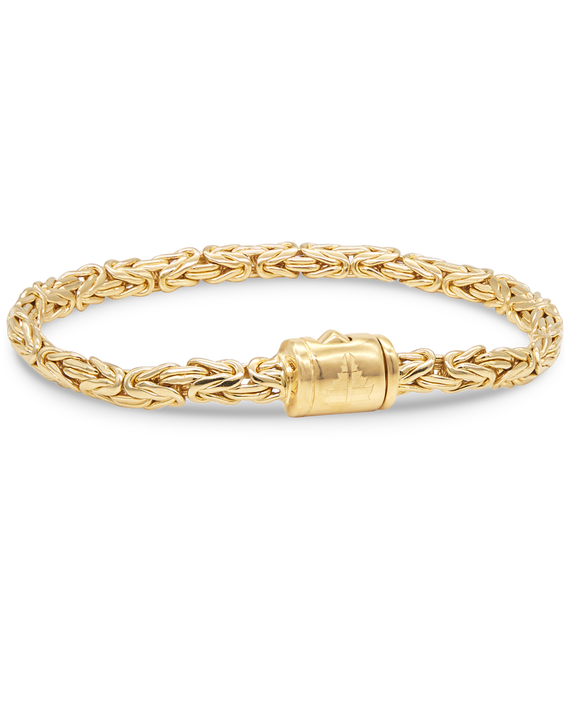 DEVATA Bali Borobudur Chain Bracelet Gold Plated Sterling Silver