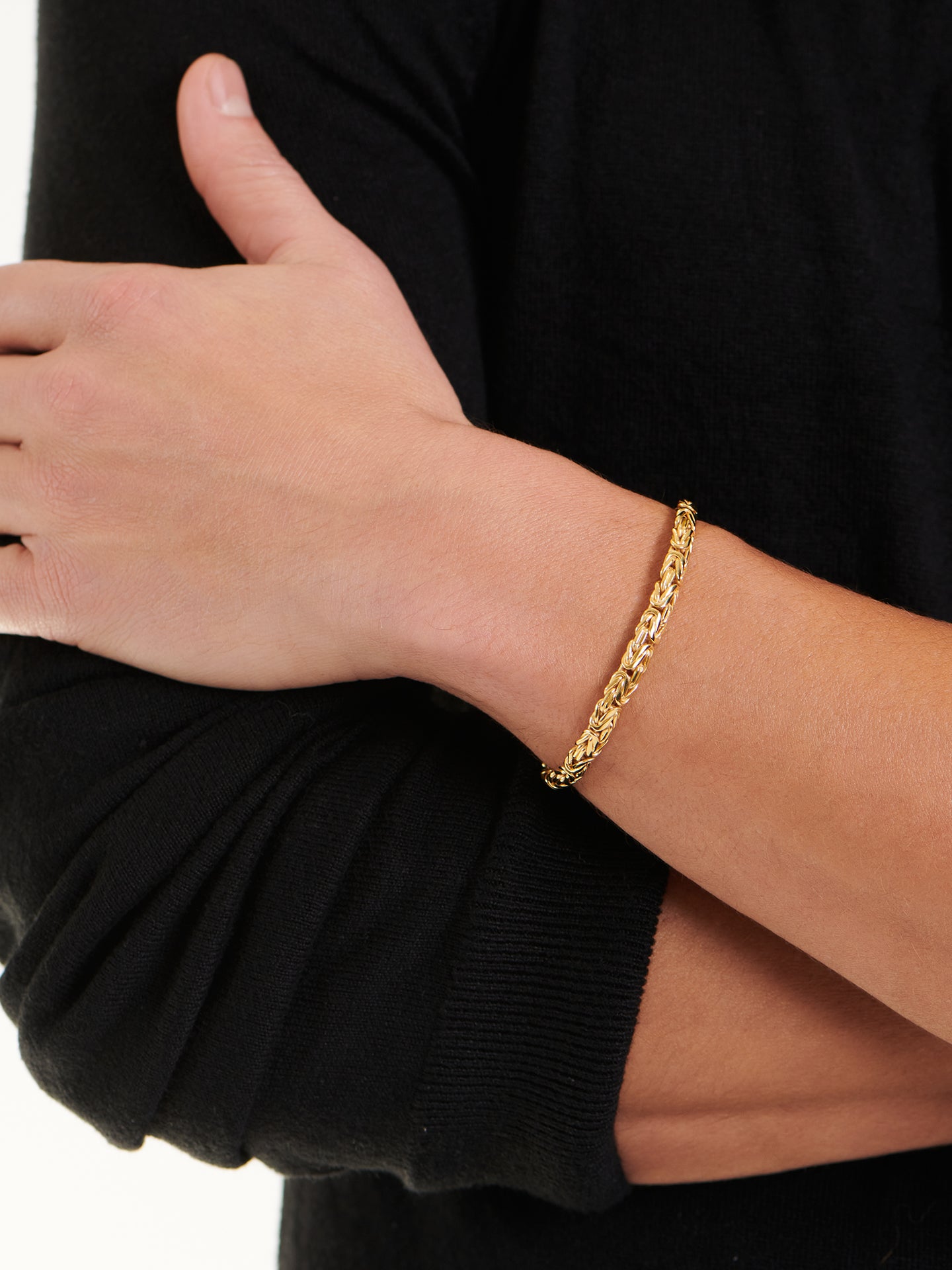 DEVATA Bali Borobudur Chain Bracelet Gold Plated Sterling Silver