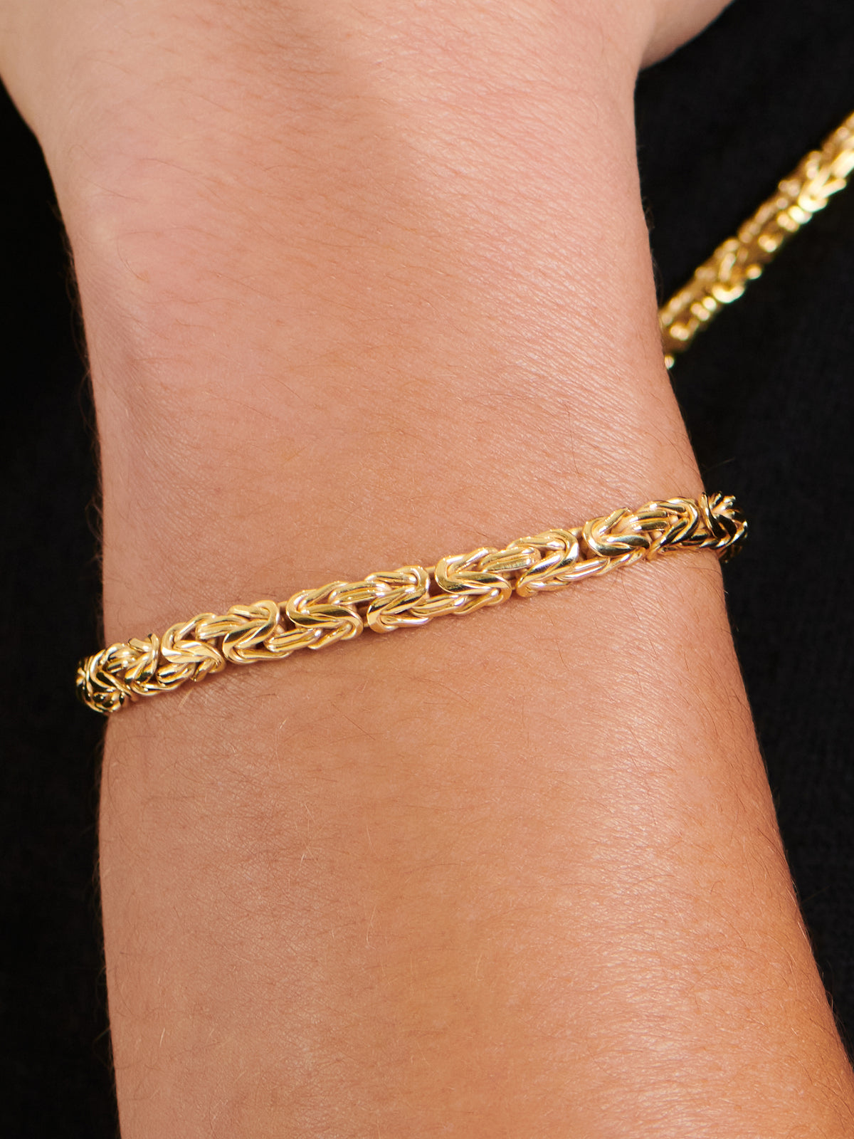 DEVATA Bali Borobudur Chain Bracelet Gold Plated Sterling Silver