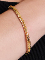 DEVATA Bali Borobudur Chain Bracelet Gold Plated Sterling Silver