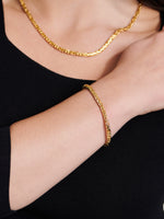 DEVATA Bali Borobudur Chain Bracelet Gold Plated Sterling Silver