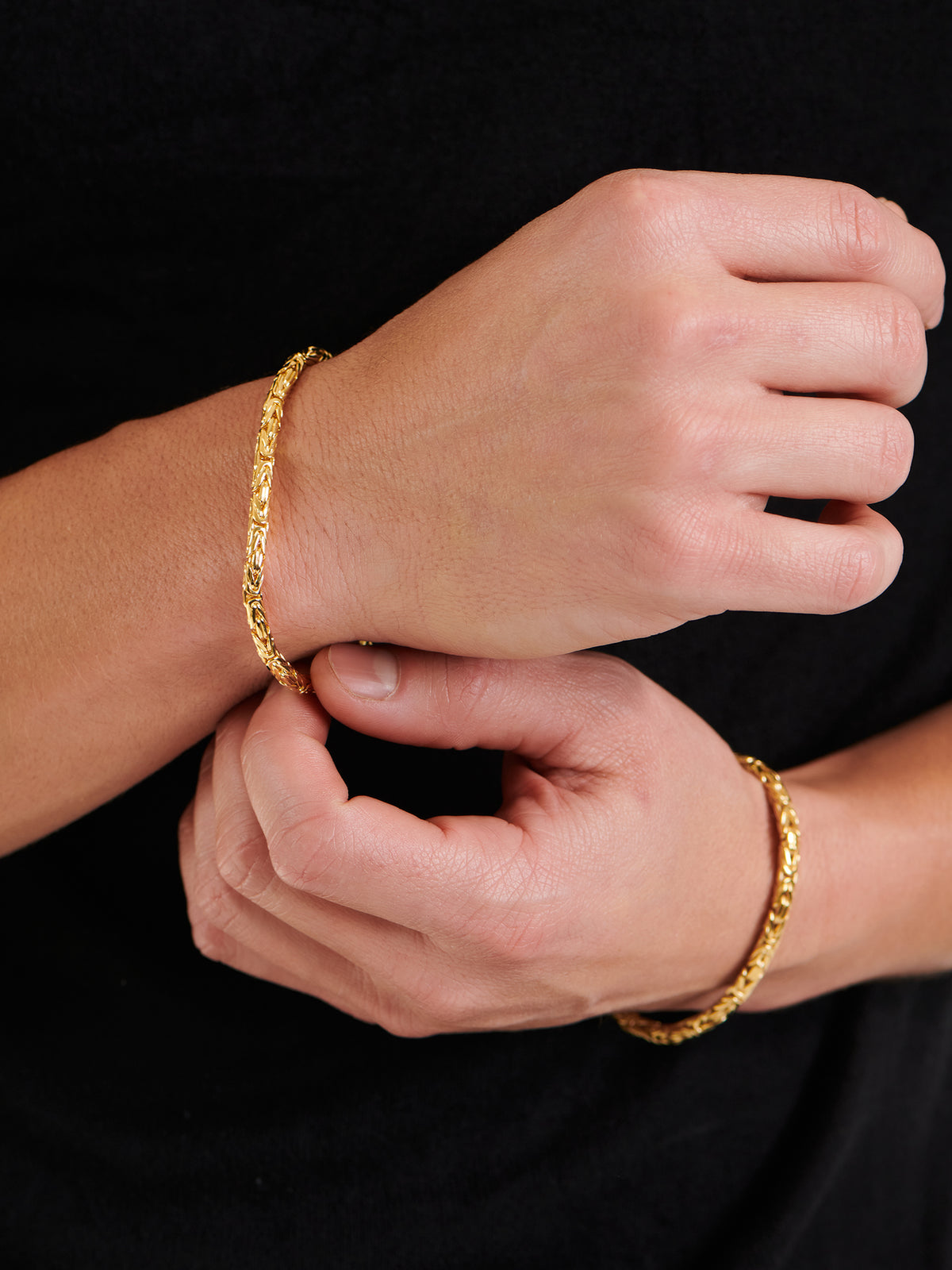 DEVATA Bali Borobudur Chain Bracelet Gold Plated Sterling Silver