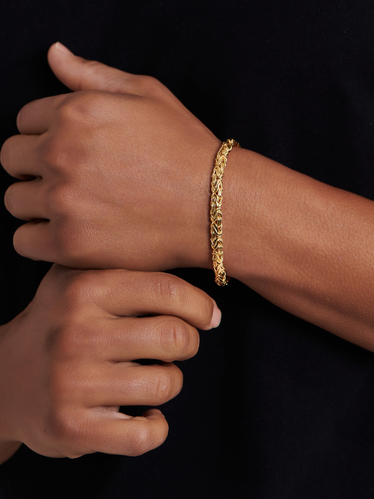 DEVATA Bali Borobudur Chain Bracelet Gold Plated Sterling Silver