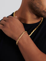 DEVATA Bali Borobudur Chain Bracelet Gold Plated Sterling Silver