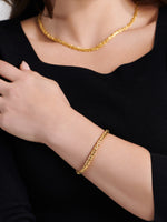 DEVATA Bali Borobudur Chain Bracelet Gold Plated Sterling Silver