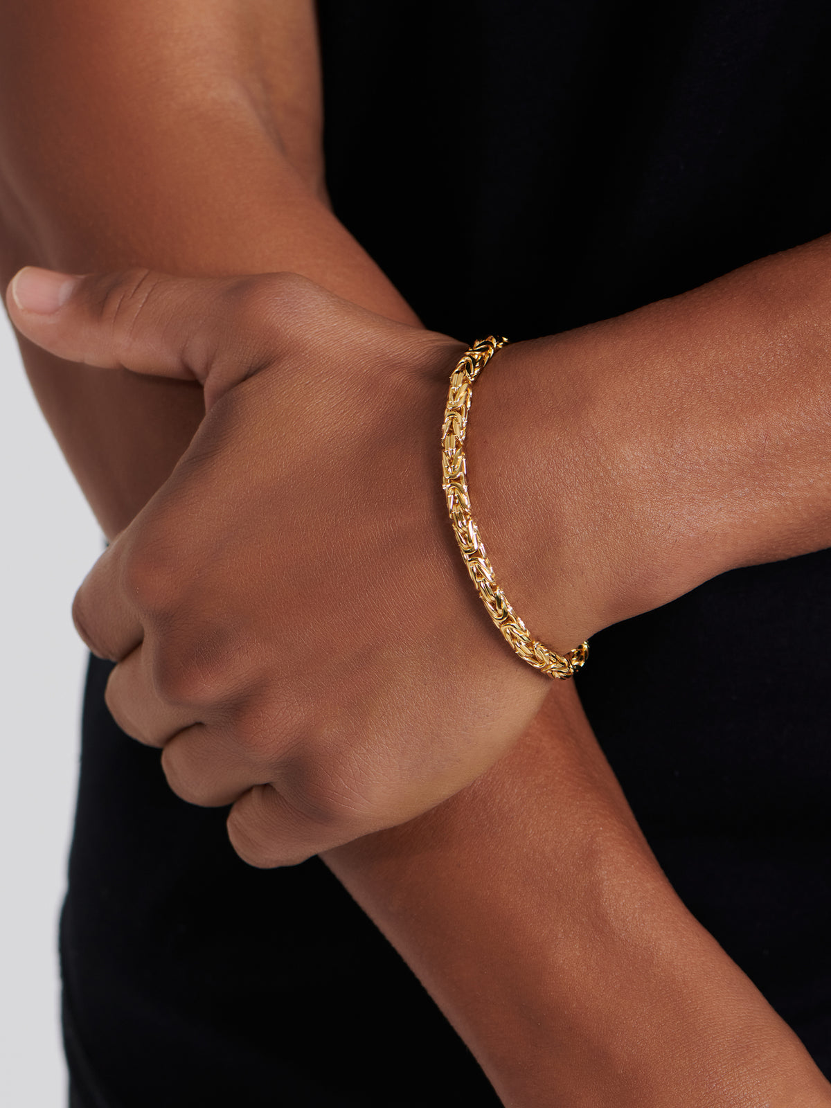 DEVATA Bali Borobudur Chain Bracelet Gold Plated Sterling Silver