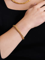 DEVATA Bali Borobudur Chain Bracelet Gold Plated Sterling Silver