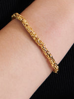 DEVATA Bali Borobudur Chain Bracelet Gold Plated Sterling Silver