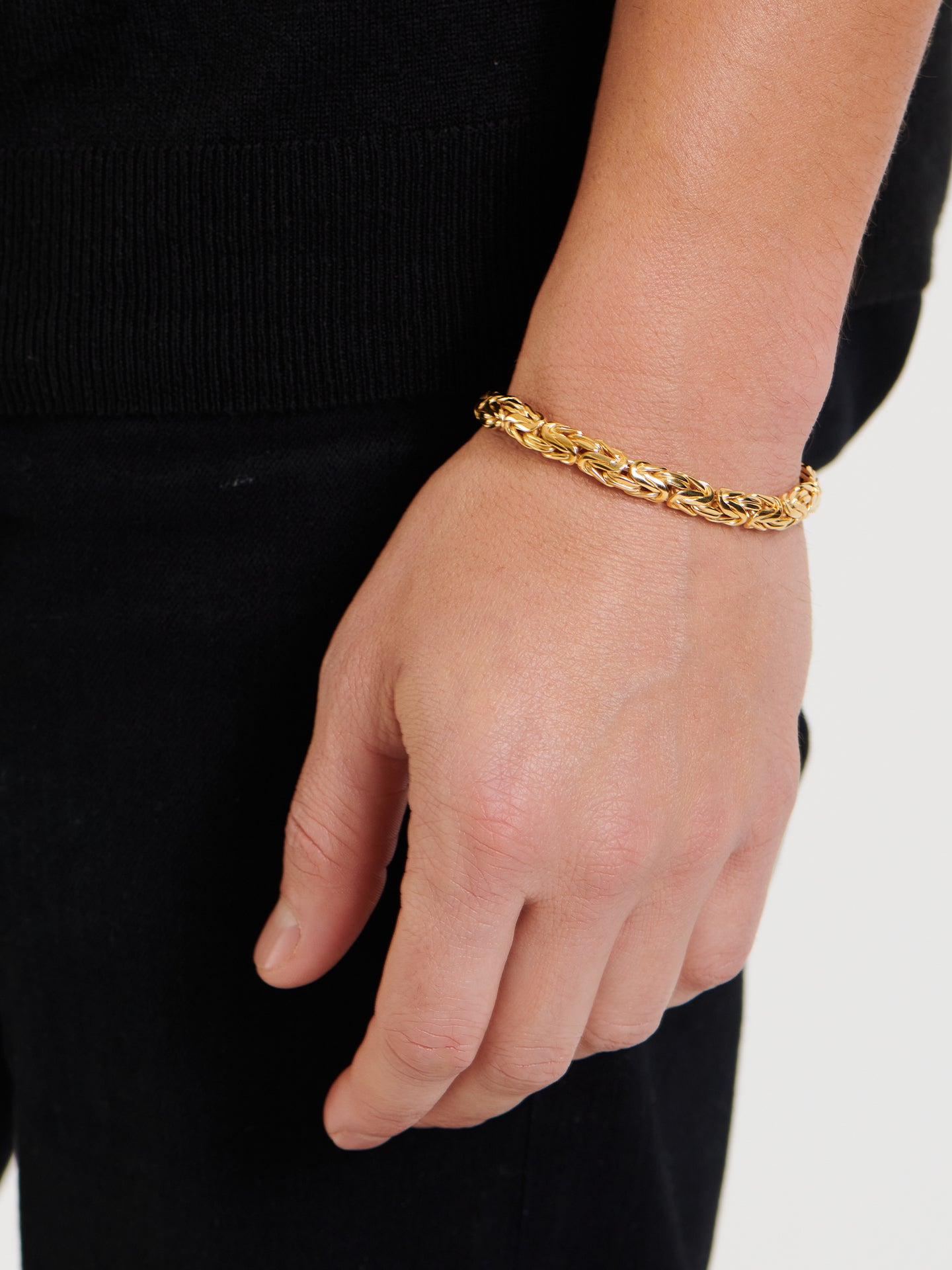 DEVATA Bali Borobudur Chain Bracelet Gold Plated Sterling Silver