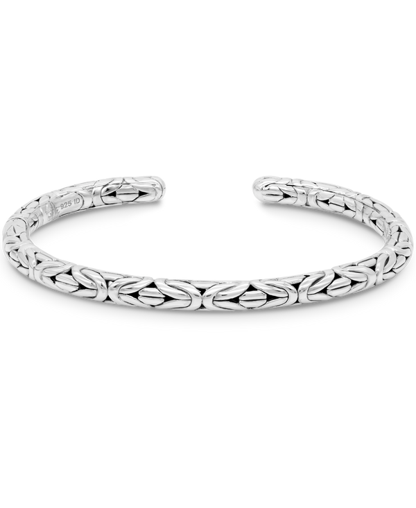 DEVATA Bali Sterling Silver Borobudur Cuff Bracelet