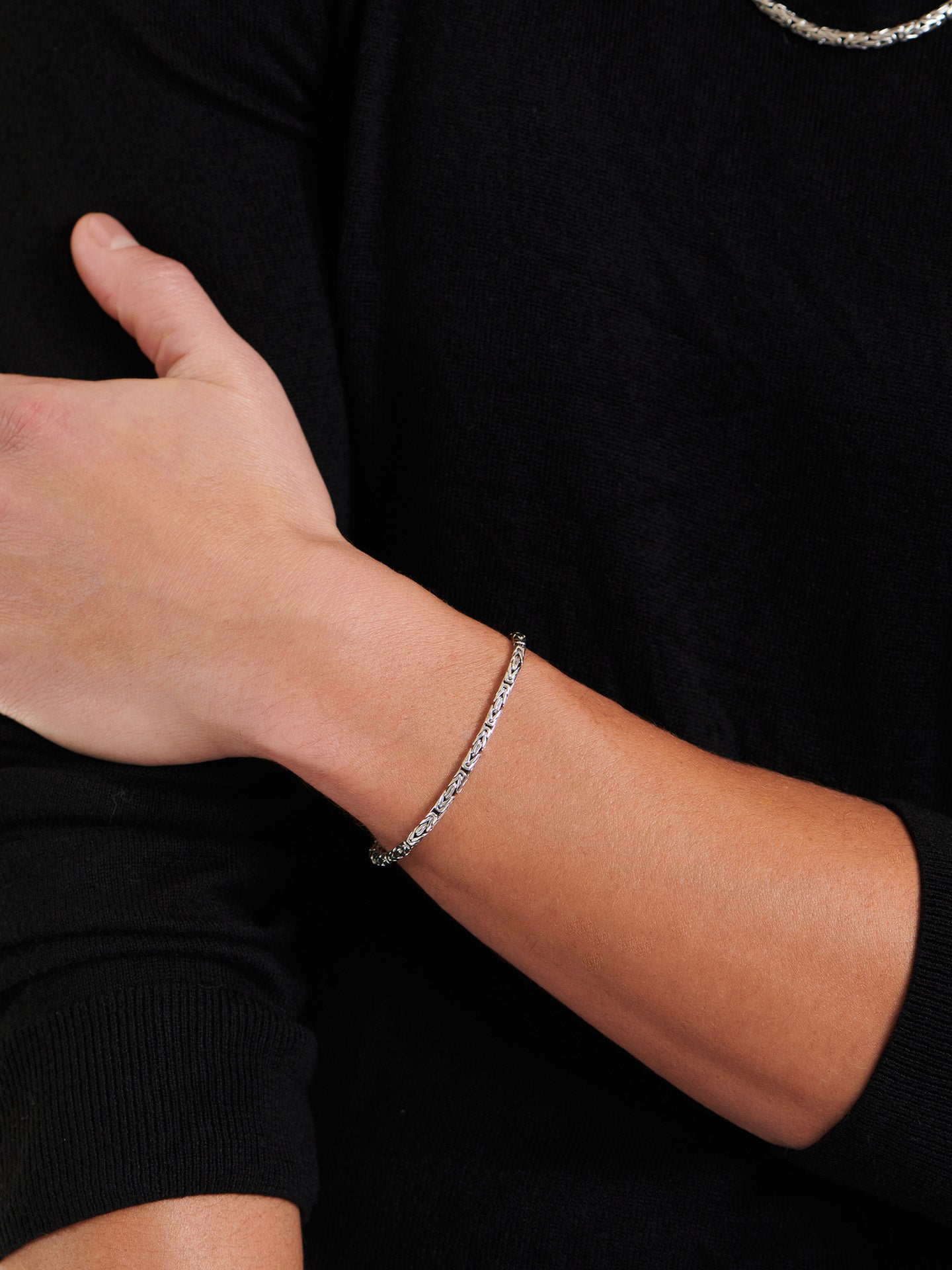 DEVATA Bali Borobudur Chain Bracelet Sterling Silver