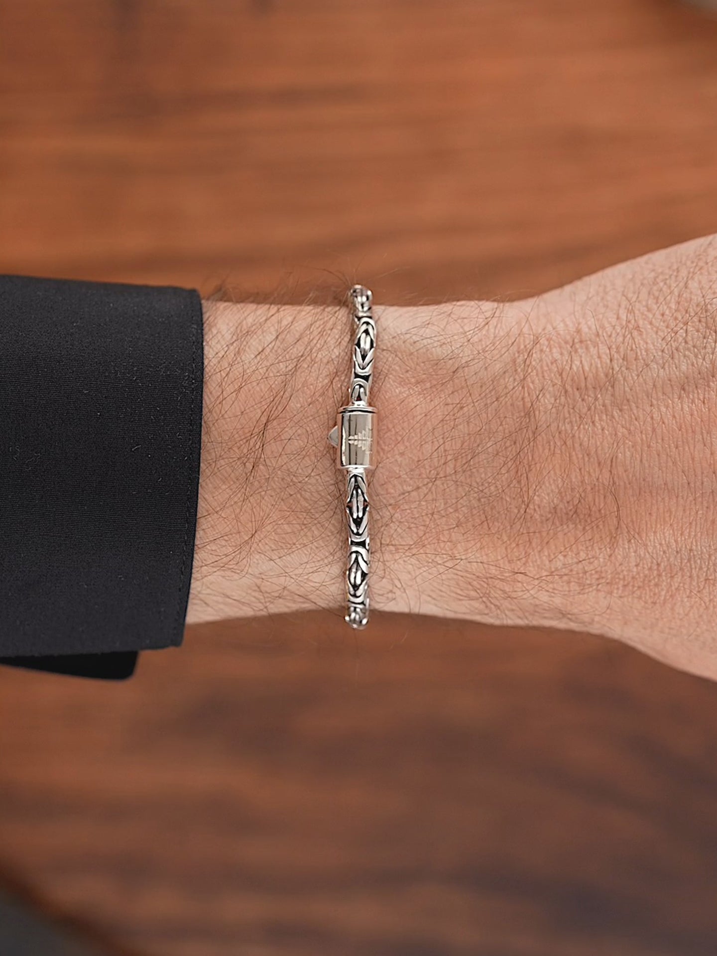 DEVATA Bali Borobudur Chain Bracelet Sterling Silver